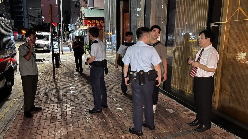 警方到場調查。蔡楚輝攝