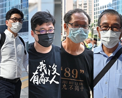 由左至右:郭永健、趙恩來、蔡耀昌及麥海華