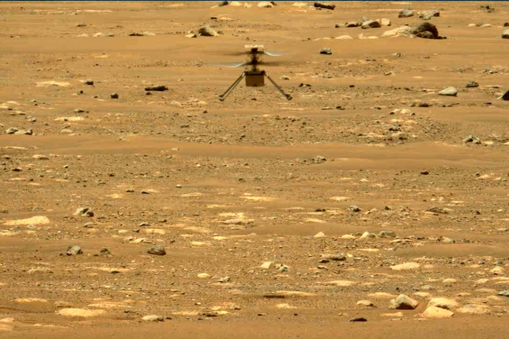 「獨創號」功成身退之前，在火星進行過72次飛行。美聯社