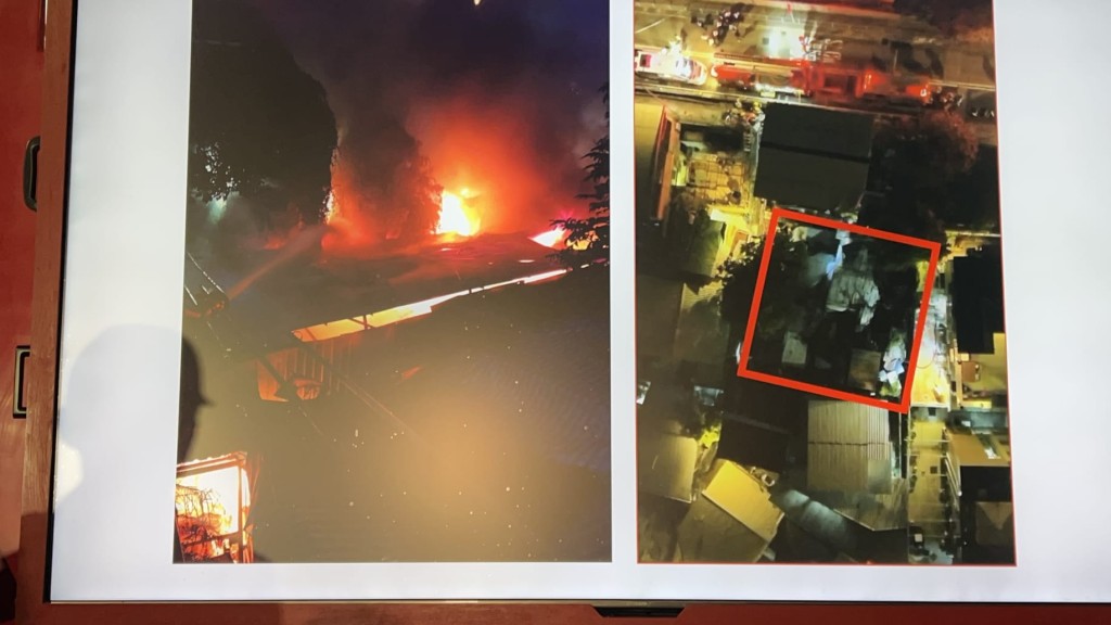 消防處分區副指揮官（新界南）李浩賢表示，由於起火位置與鄰近民居僅相距2至3米，火勢極為猛烈，為盡快調派資源防止火勢波延，遂於晚上10時07分將火警升為三級。蔡楚輝攝