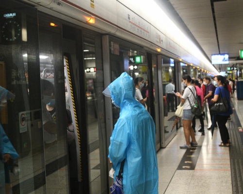 港鐵有限度服務。資料圖片