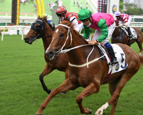 「連連歡樂」今午贏得今季首場頭馬。
