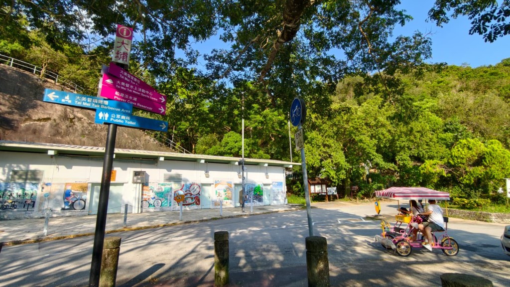 大尾督有多人踩單車及行山。黃文威攝 大尾督有多人踩單車及行山。黃文威攝