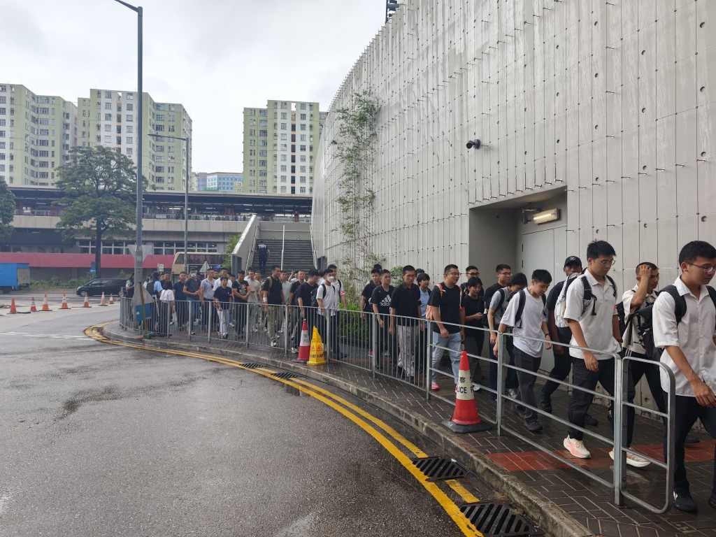 警方於東九文化中心演練。香港警察FB 警方於東九文化中心演練。香港警察FB