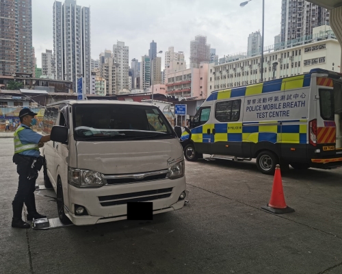 警方採取執法行動。 警方提供