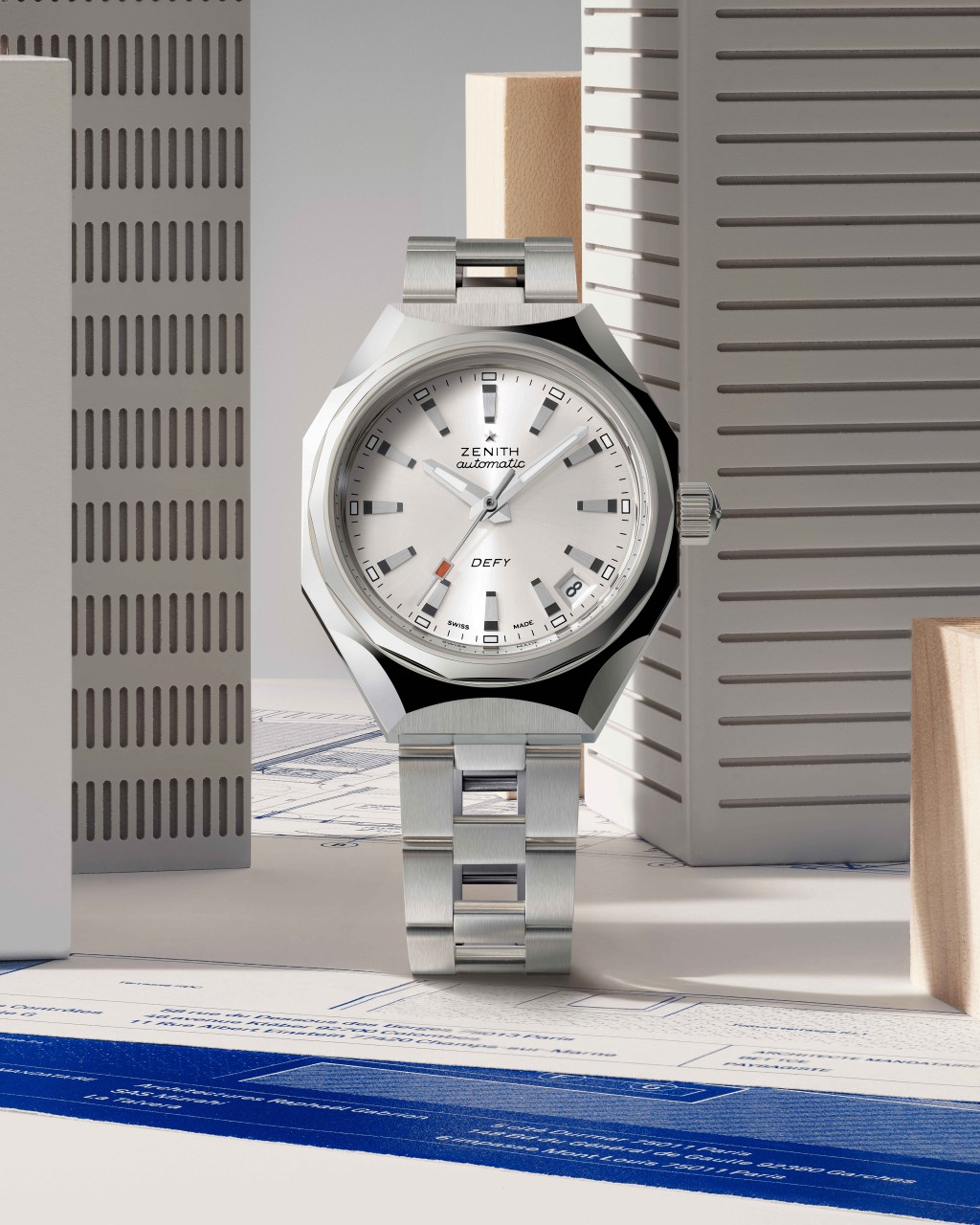 Zenith Defy Revival A3643，錶殼：37mm不鏽鋼/ 機芯：Elite 670自動/ 售價：$59,100。