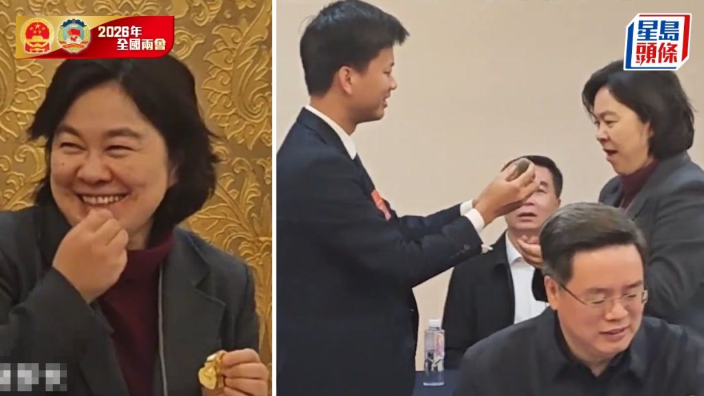 華春瑩大讚化橘紅潤喉功效。