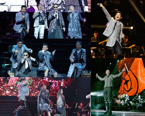 男人幫台上演出