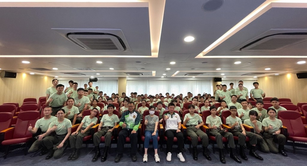 海關金錢服務監理科舉行講座，分享網上無牌匯款風險。香港海關facebook圖片