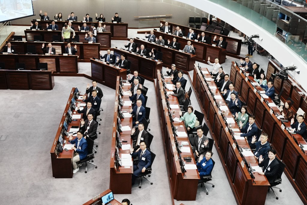 90位候任議員今日立法會事務簡介會。汪旭峰攝 90位候任議員今日立法會事務簡介會。汪旭峰攝