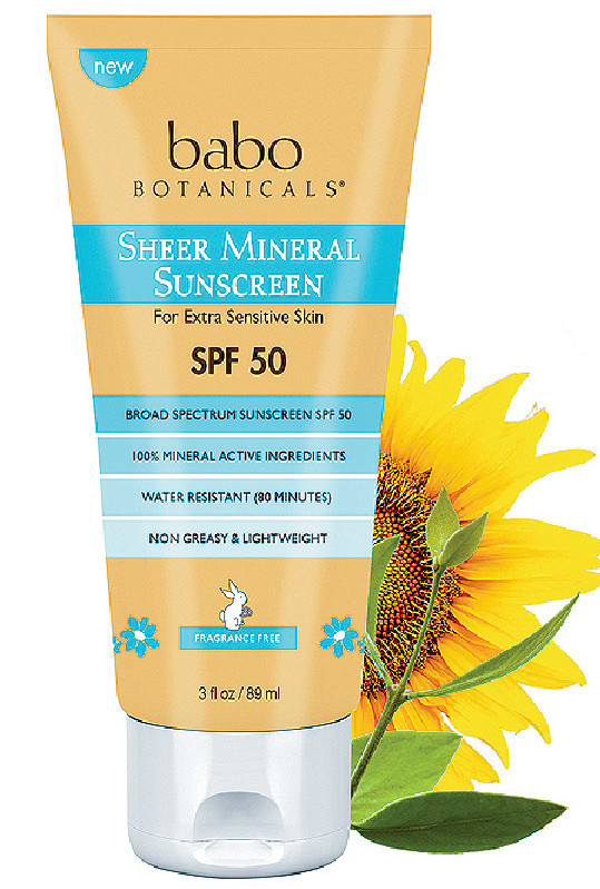 Babo Botanicals 透明礦物防曬乳SPF50$155