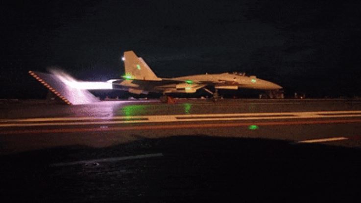 中國航母山東艦入列六周年。中國軍號