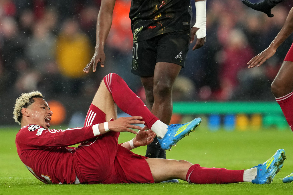 今季加盟的艾基迪基重伤。美联社 今季加盟的艾基迪基重伤。美联社