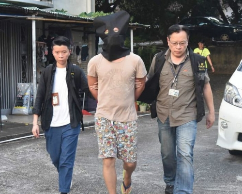 被告蕭國偉於前年6月遭警方拘捕。資料圖片
