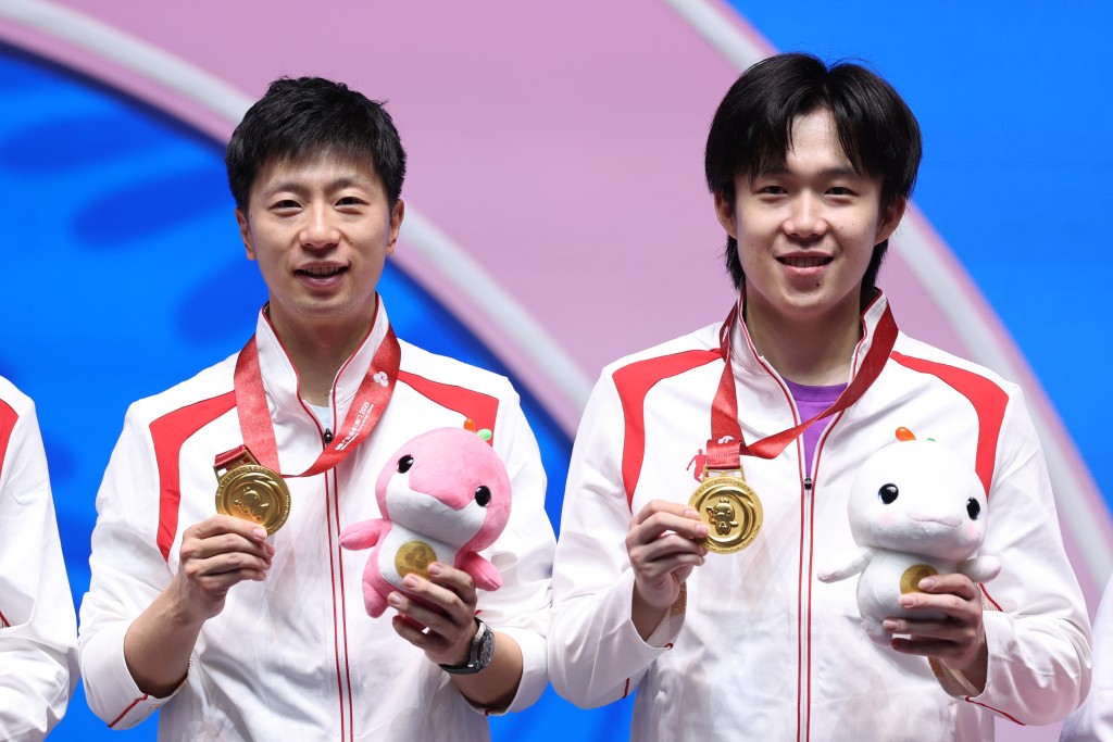 王楚钦仍然充满自信。新华社