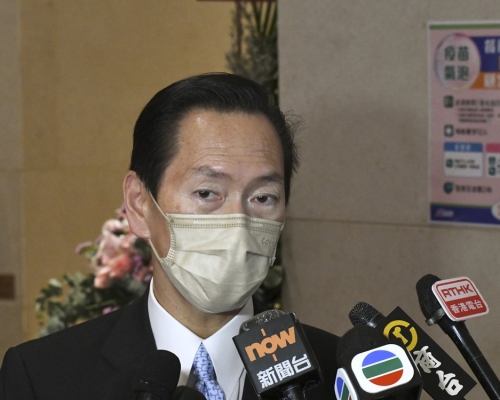 陳智思指自己第三針未決定打哪款疫苗。資料圖片