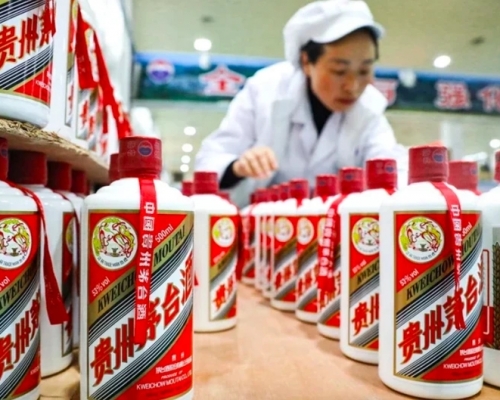 茅台酒價據報近日急跌。新華社資料圖片