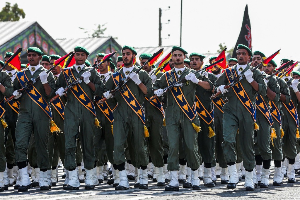 伊朗革命衛隊被歐盟列為恐怖組織。法新社