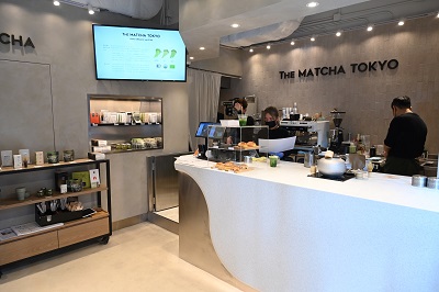 來自東京表參道的The Matcha Tokyo設計得光潔時尚，貫徹總店風格。