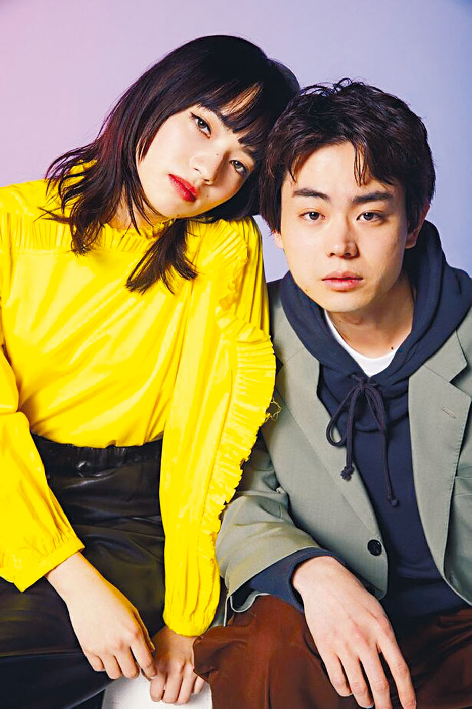 菅田將暉與小松菜奈前日齊齊公布婚訊後，菅田照樣開工。