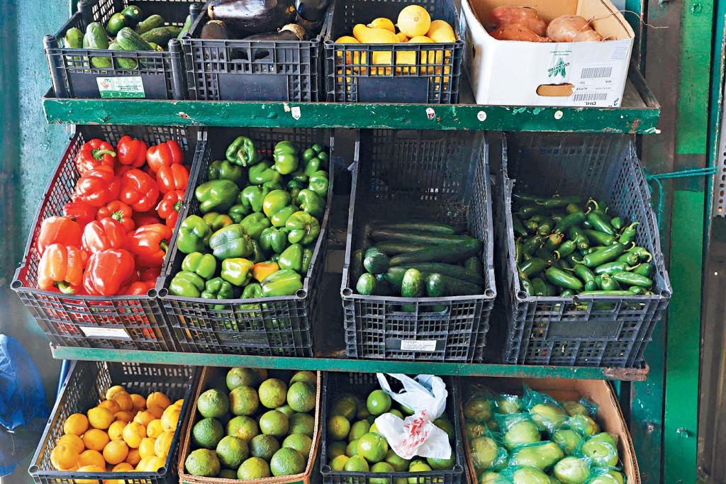 佛州邁阿密一間蔬果店。 