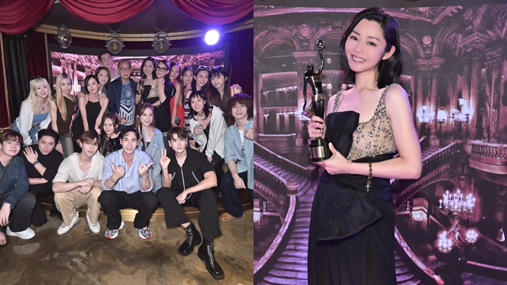 衞詩雅憑《再見UFO》奪「最佳女配角」 獲楊受成拉隊開P慶祝 兩年內完成演技獎大滿貫。