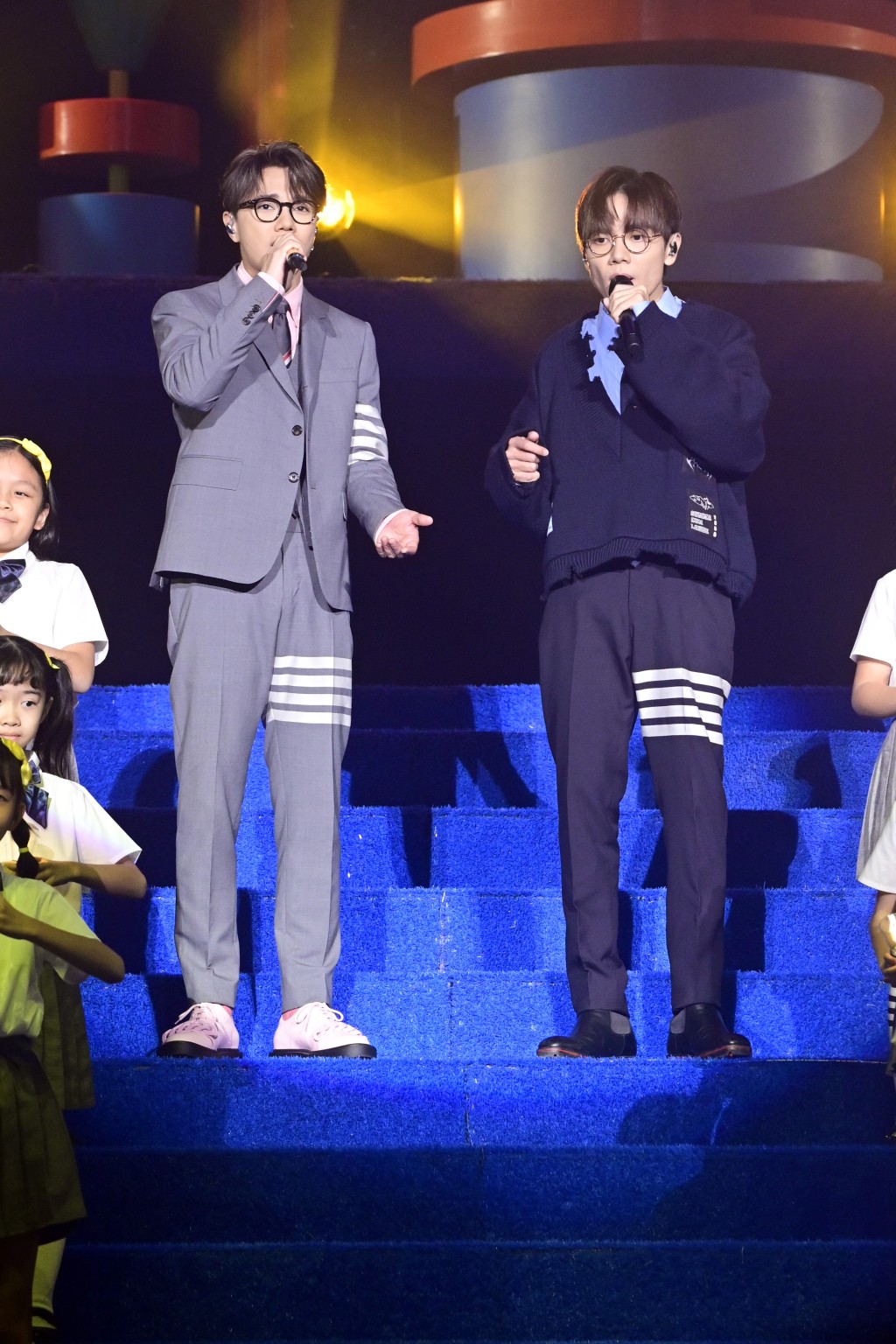 张敬轩（左）入围「叱咤乐坛我最喜爱的男歌手」五强。