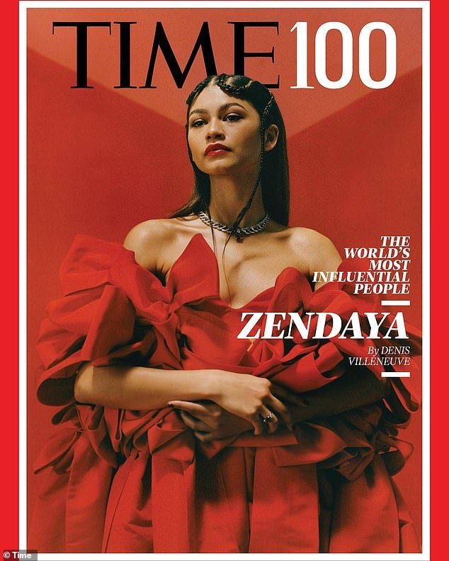 Zendaya剛被《時代》雜誌選為全球百大最具影響力人士之一。