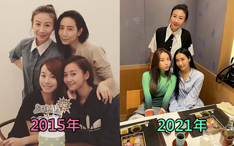 Kary、Angela與Stephy姊妹聚會,依然未見Miki身影。