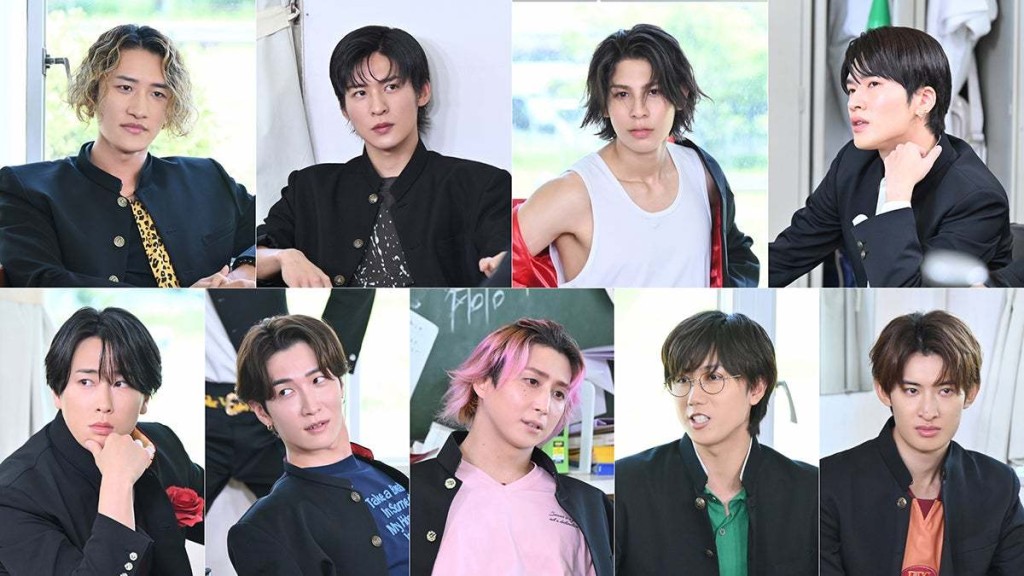 Snow Man 9位成員齊齊扮學生上演校園劇。
