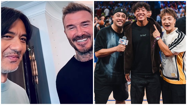 馮德倫澳門NBA孖碧咸合體掀哄動  後台野生捕獲姚明變「粉絲」 方力申喜遇「網球一哥」黃澤林