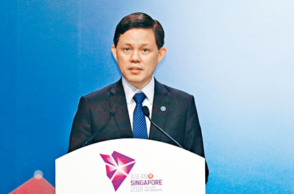 新加坡貿工部長陳振聲。