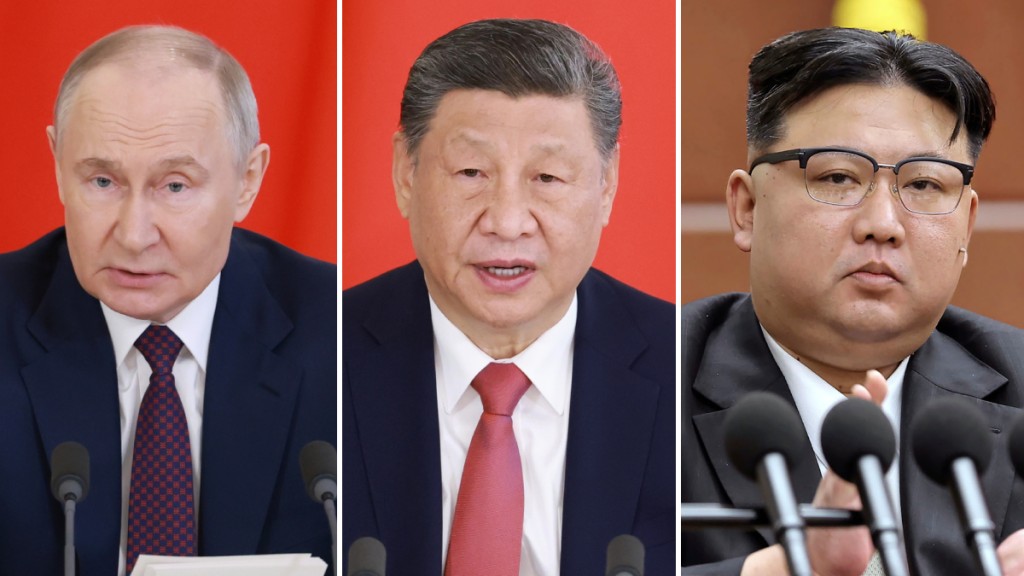 九三閱兵期間,普京金正恩將坐習近平兩側。中新社/美聯社 九三閱兵期間,普京金正恩將坐習近平兩側。中新社/美聯社