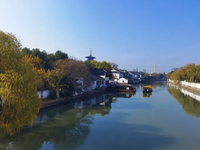 寒山寺旁的河流（Trip.com圖片）