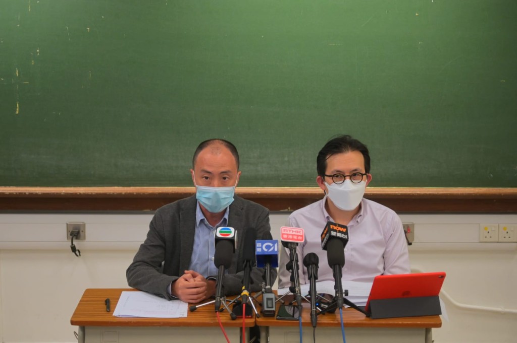 通識教育科老師張銳輝 、方景樂。
