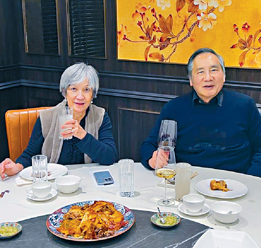 ■跟太座合照