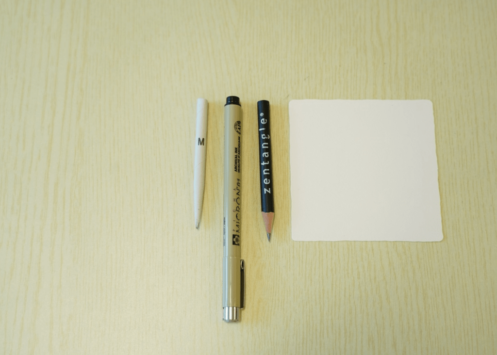 一張紙、一枝筆就可以創作
