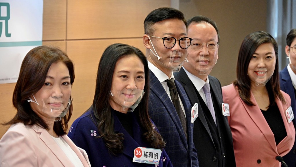 5名立法會議員去信陳肇始。資料圖片