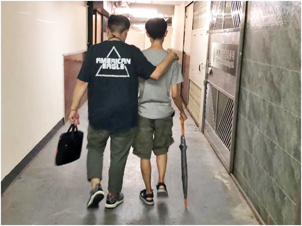 部分被捕人士。