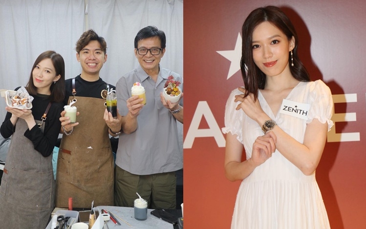 黃芷晴透露最近帶爸爸去學整蠟燭，對方更做上癮。