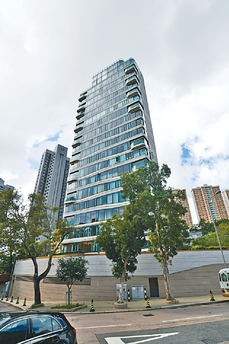 ■渣甸山皇第昨日以招標方式售出項目最後一伙地下連花園特色戶。資料圖片