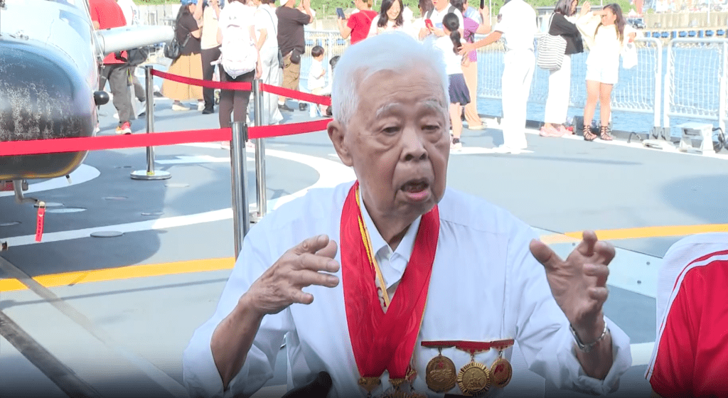 95歲老戰士羅競輝。