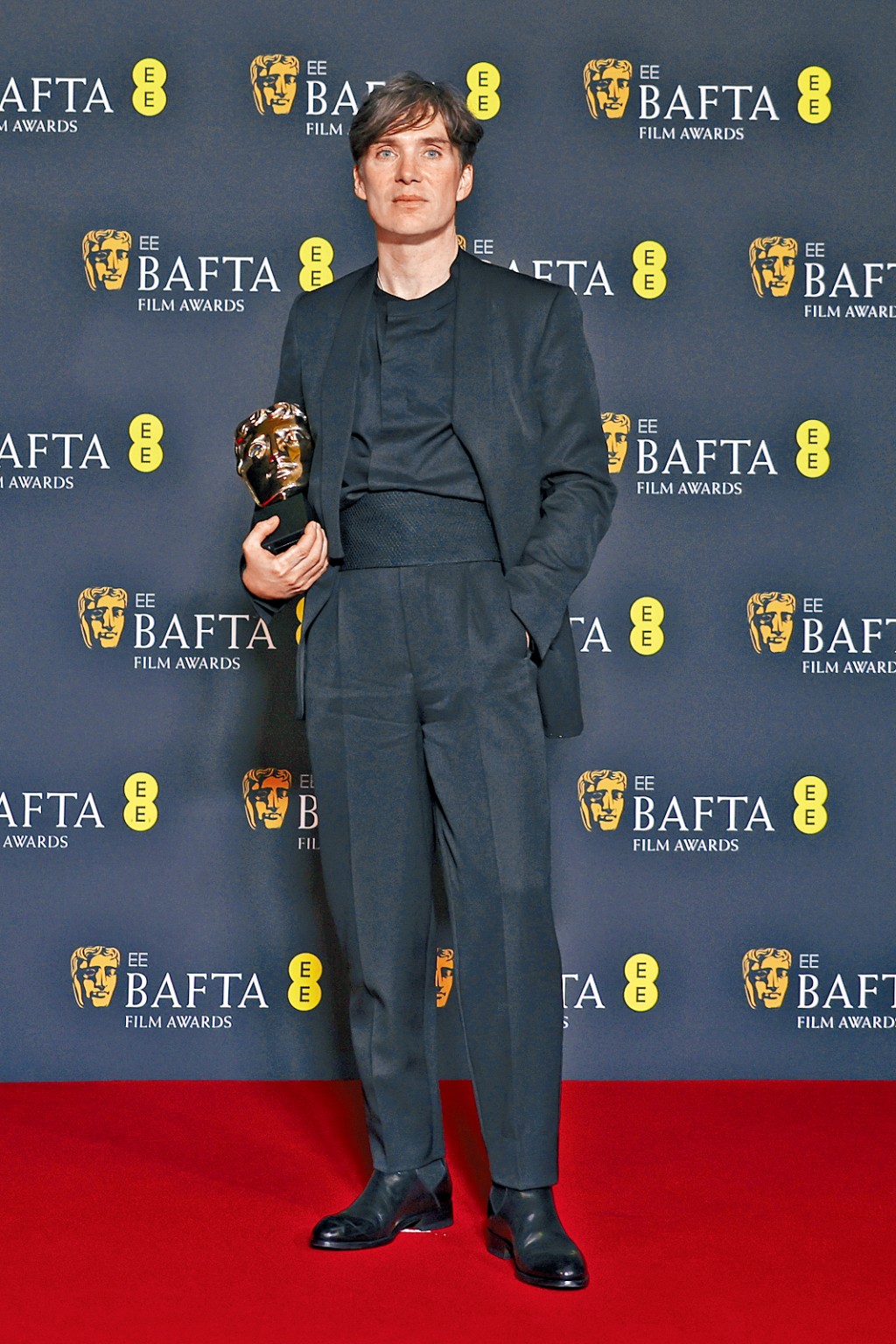 《奧本海默》基利安與羅拔唐尼都順利捧走BAFTA影帝及男配角。