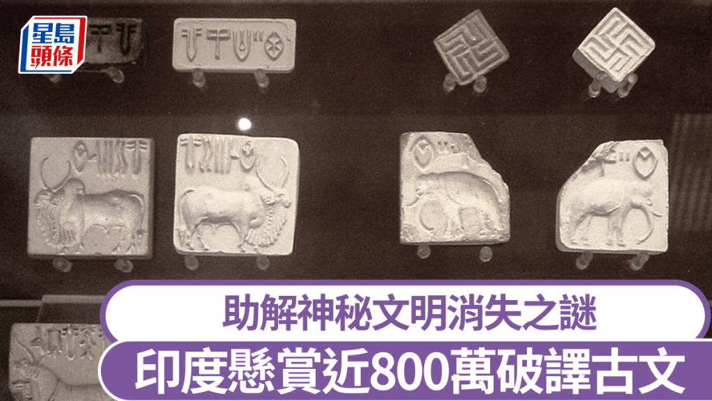 印度懸賞近800萬元破譯古代文字，助解神秘文明消失之謎。