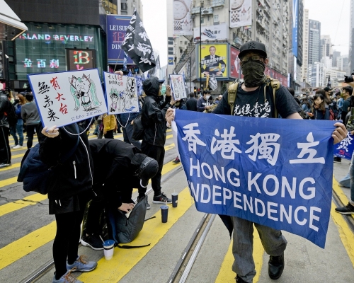 國安機關指有內地來港學生被捲入反中亂港活動。資料圖片