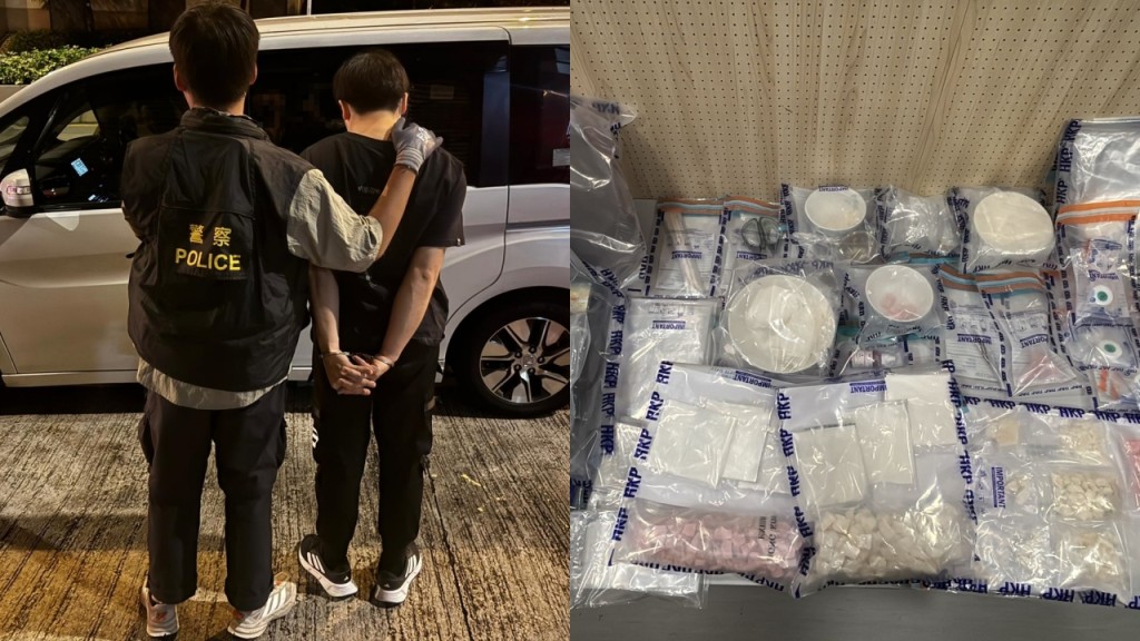 警破牛頭角唐樓製毒場 拘31歲男檢獲320萬元毒品