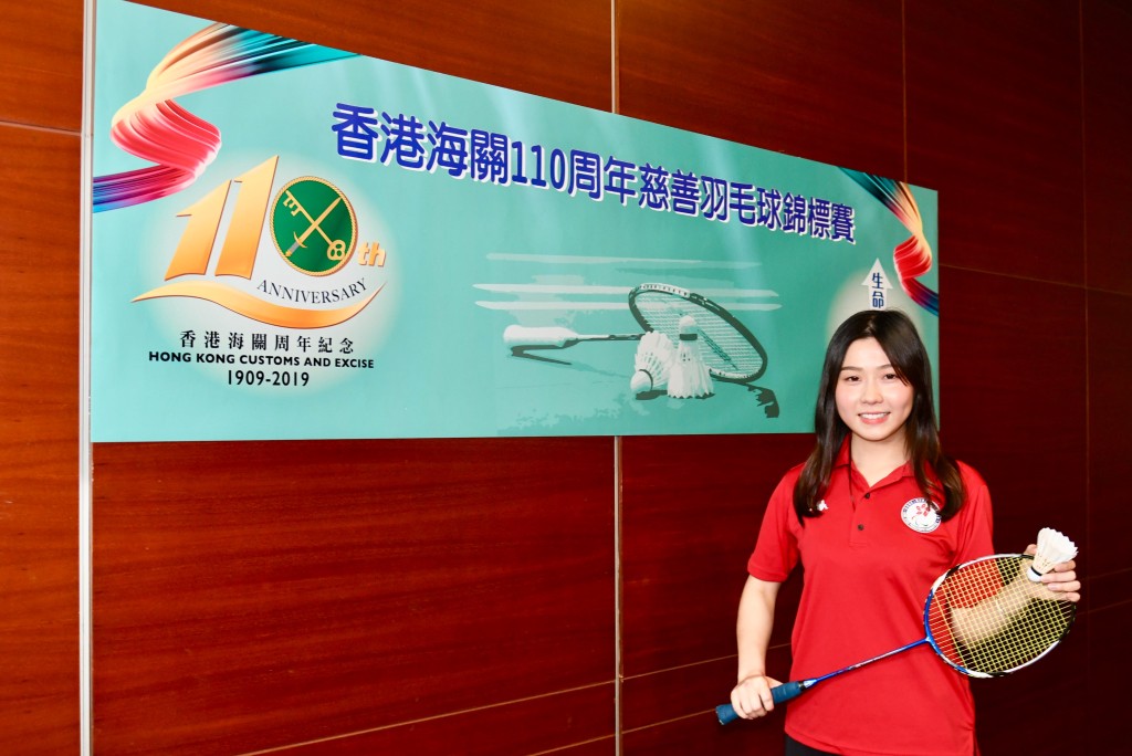 林芷暖在2018年的亚残运羽毛球项目中夺得铜牌。资料图片