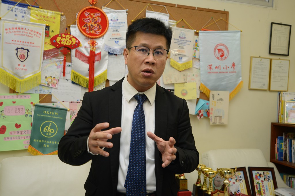 鮮魚行學校校長施志勁。資料圖片