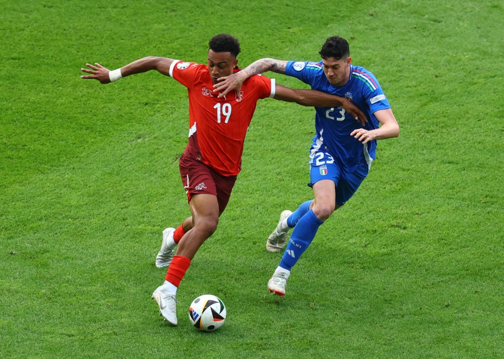 丹尼杜耶在今屆歐國盃攻入一球。Reuters