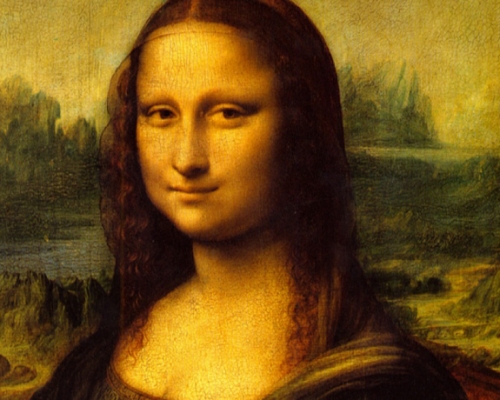 意大利著名画家达文西笔下名画《蒙娜丽莎》。 网图